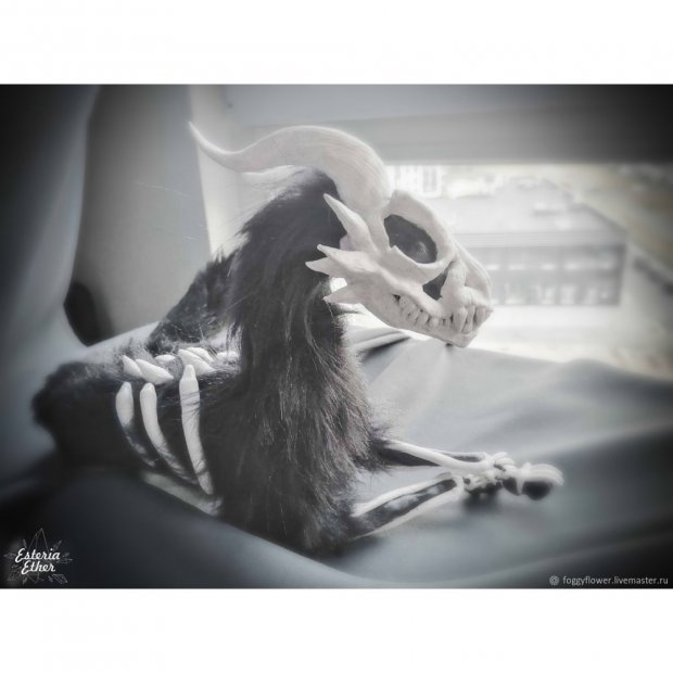 Dragon-Skeleton Plush Toy