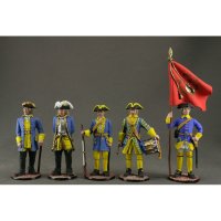 Handmade Swedes Set Of 5 Figures