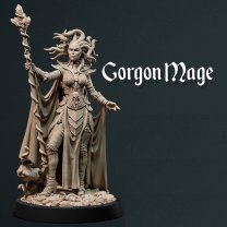 Gorgon Mage Figure (Unpainted)