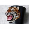 Tiger With Grin Mug With Decor