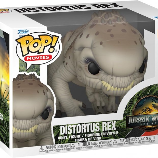 Funko Pop Movies: Jurassic World Rebirth - Distortus Rex Figure