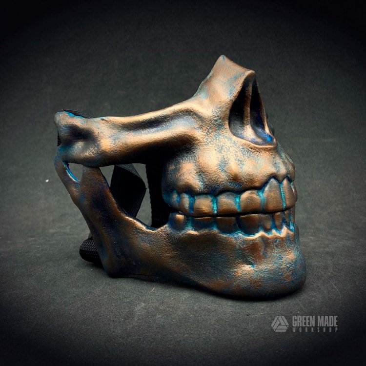 Half Skull (Bronze) Half-mask