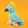 Plush Bird Sound Toy (Light Blue)