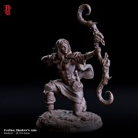 Evelyn Shadowslayer, Human Tracker Figure (Unpainted)
