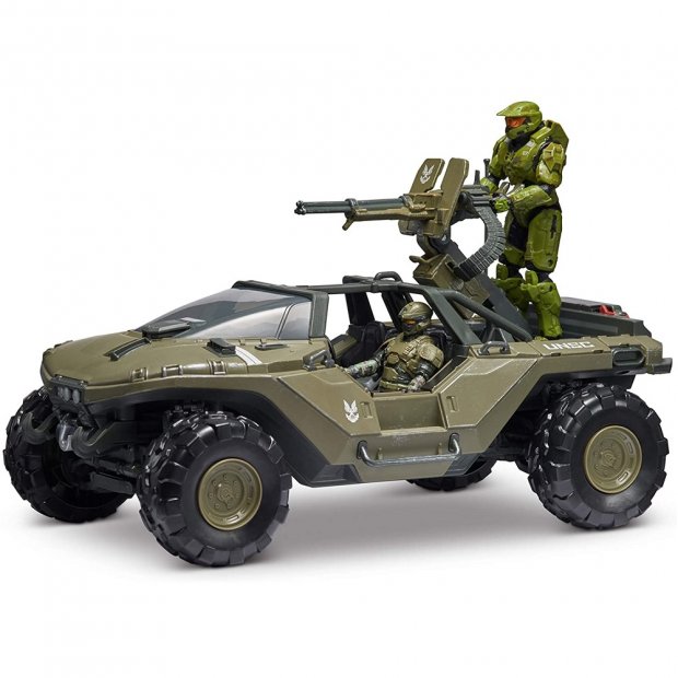 Jazwares Toys Halo: World of Halo - Warthog With Master Chief Set