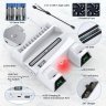 OIVO Stand with Suction Cooling Fan and Dual Controller Charger Station for Playstation 5 and 12 Games Storage (White)
