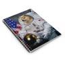 Doge Astronaut Meme Spiral Notebook