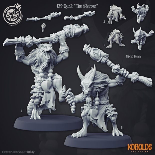 Qunk The Shaman Figure (Unpainted)