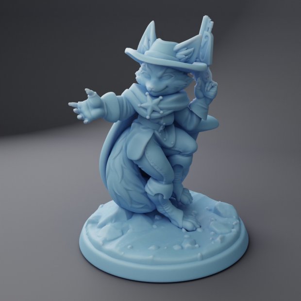 Fox hunter Figure (Unpainted)