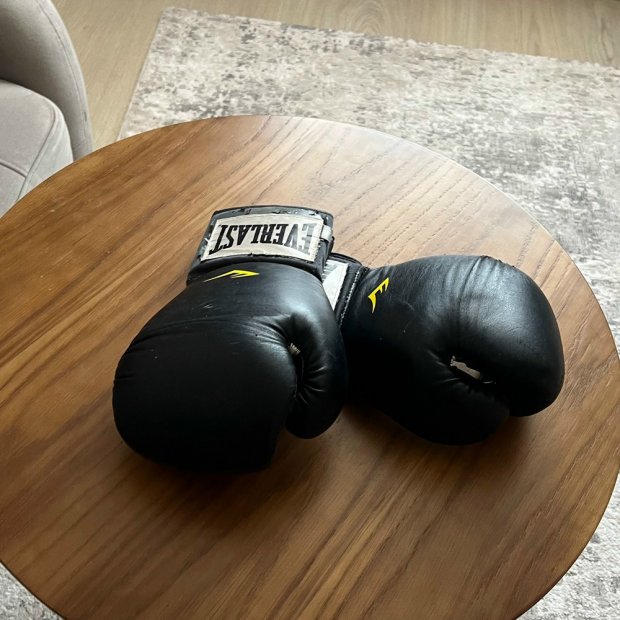 Boxing gloves, I'll give them away for free
