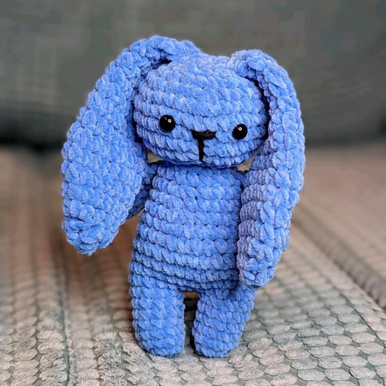 Blue Rabbit Plush Toy