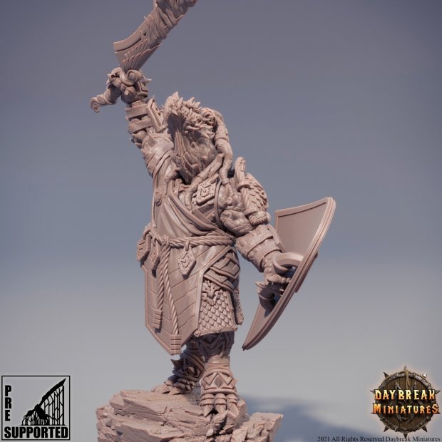 Krenzul Burenos Figure (Unpainted)