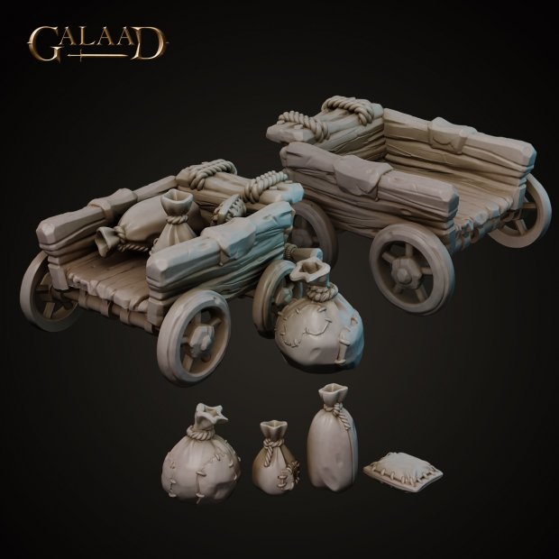 Charriot Bag Set (Unpainted)