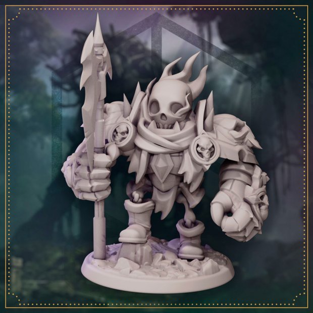 Gary Skeletto, Knight Resurrected Figure (Unpainted)