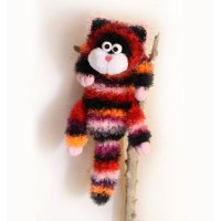 Striped Cat (60 cm) Plush Toy