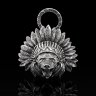 Bear Chief Keychain