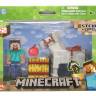 Jazwares Minecraft - Steve with White Horse Action Figure