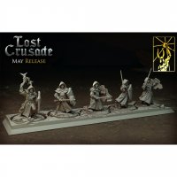 Warriors of the Order of Light with shields Figure (Unpainted)