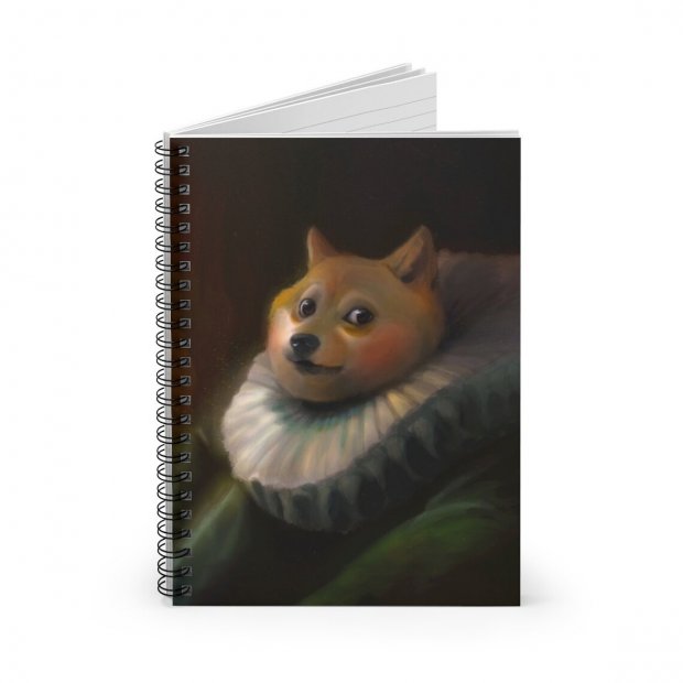 Sir Doge Meme Spiral Notebook