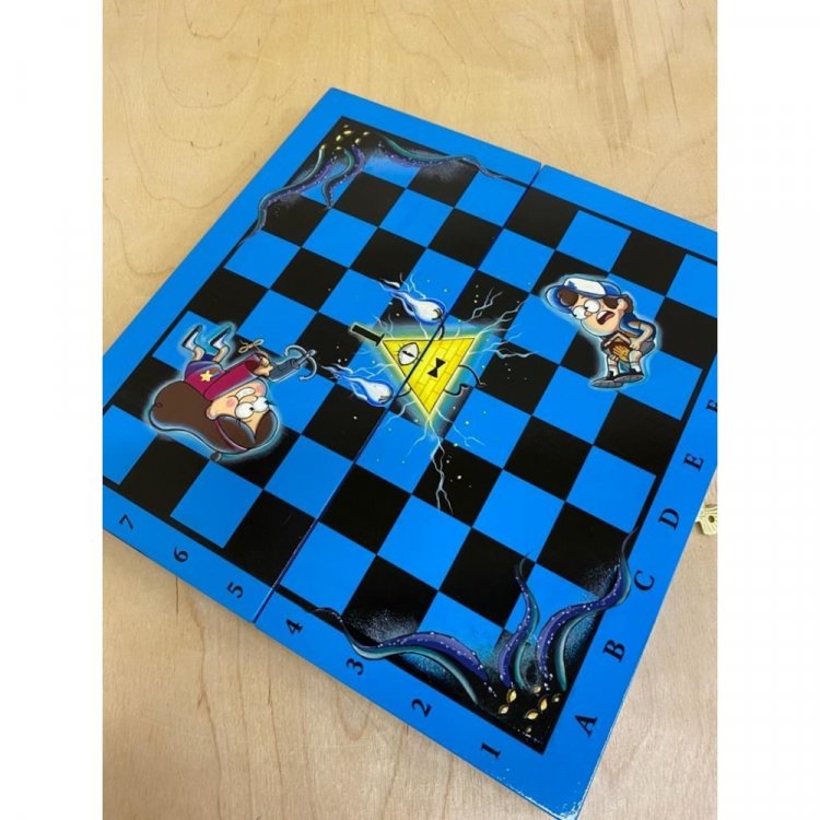 Handmade Gravity Falls Everyday Chess