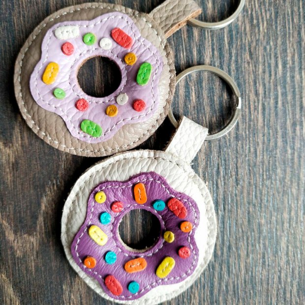 Donut Keychain