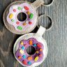 Donut Keychain