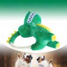 Dinosaur Squeaky Plush Dog Toy
