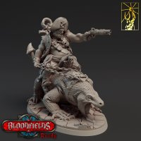 Horseman with a musket Figure (Unpainted)