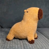 Capybara Knitted Plush Toy