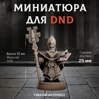 Dwarf wizard Figure (Unpainted)