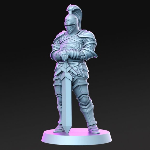Aaron Knight Figure (Unpainted)