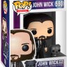 Funko POP Movies: John Wick - John in Black Suit with Dog Buddy Figure