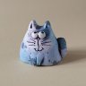 Grey Cat Figure