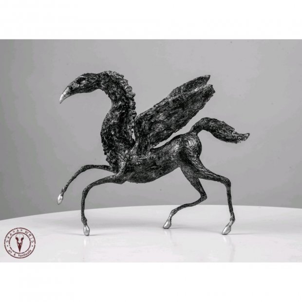 Crow Horse Figure
