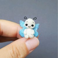 Handmade Micro Butterfly Plush Toy