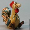 Sitting Rooster Figure