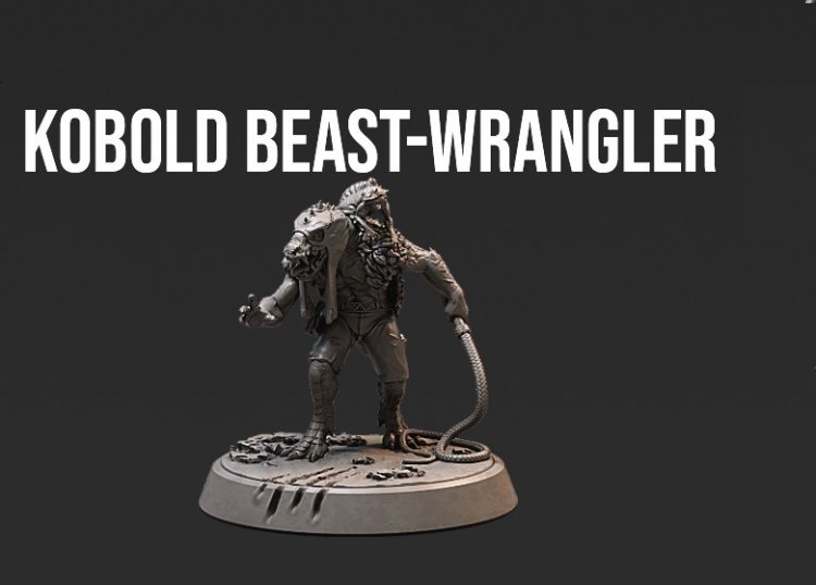 Kobold Beast-Wrangler Figure (Unpainted)