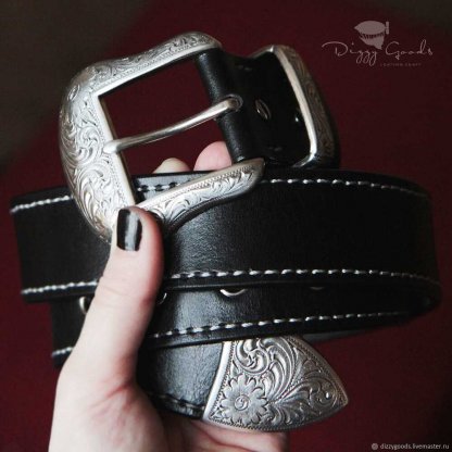 Silver Ornament Belt