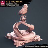 Elf Archers Figure (Unpainted)
