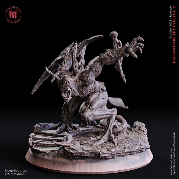 Deep Scourge Figure (Unpainted)