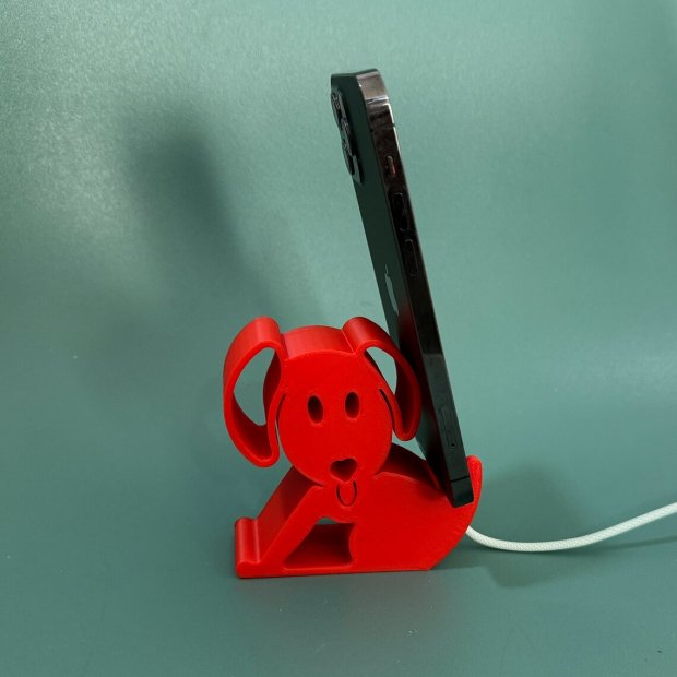 Cute Puppy Phone Holder Model