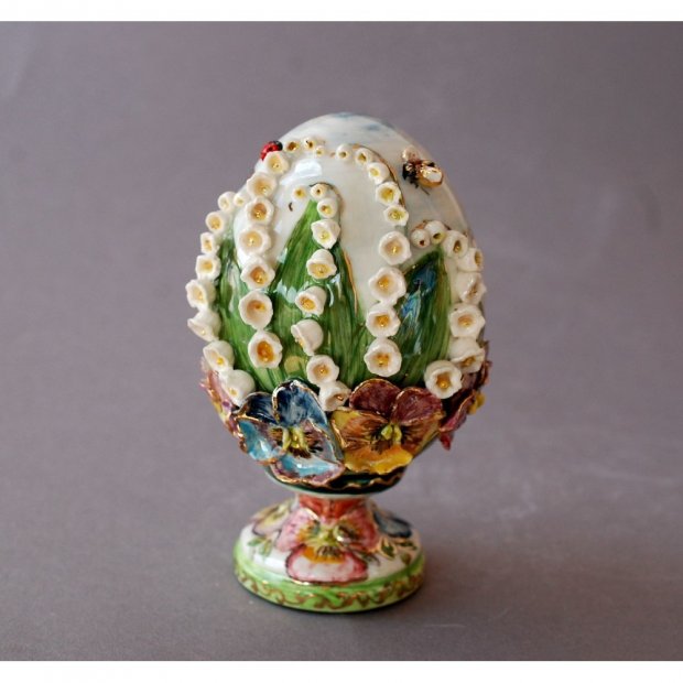 Spring Decorated Easter Egg