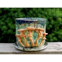 Mushrooms Plant Vase