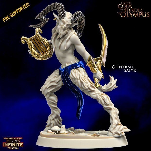 Ohntrall Satyr Figure (Unpainted)