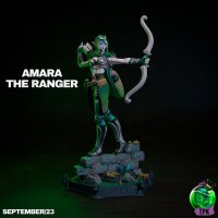 Amara The Ranger Figure (Unpainted)