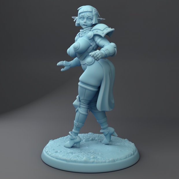 Shy Paladin Figure (Unpainted)