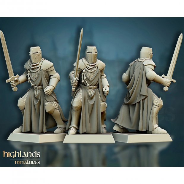 Crusader Alfred Figure (Unpainted)