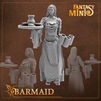 Barmaid Figure (Unpainted)