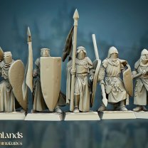 Knights Crusaders Set of figures (5pieces)