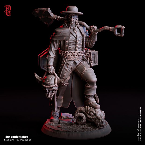 The Undertaker Figure (Unpainted)